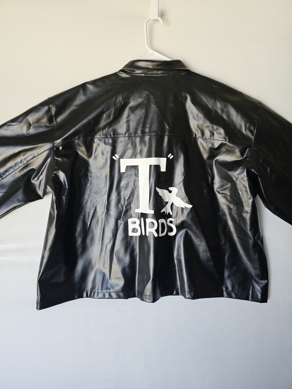 NWT Grease T-Birds Faux Leather Jacket Costume 4X - Picture 7 of 16